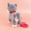A grey electric plush kitten, playing and singing with you in summer, recording interesting stories while enjoying the cool, and being cute and licking its PAWS to wash its face Specification image